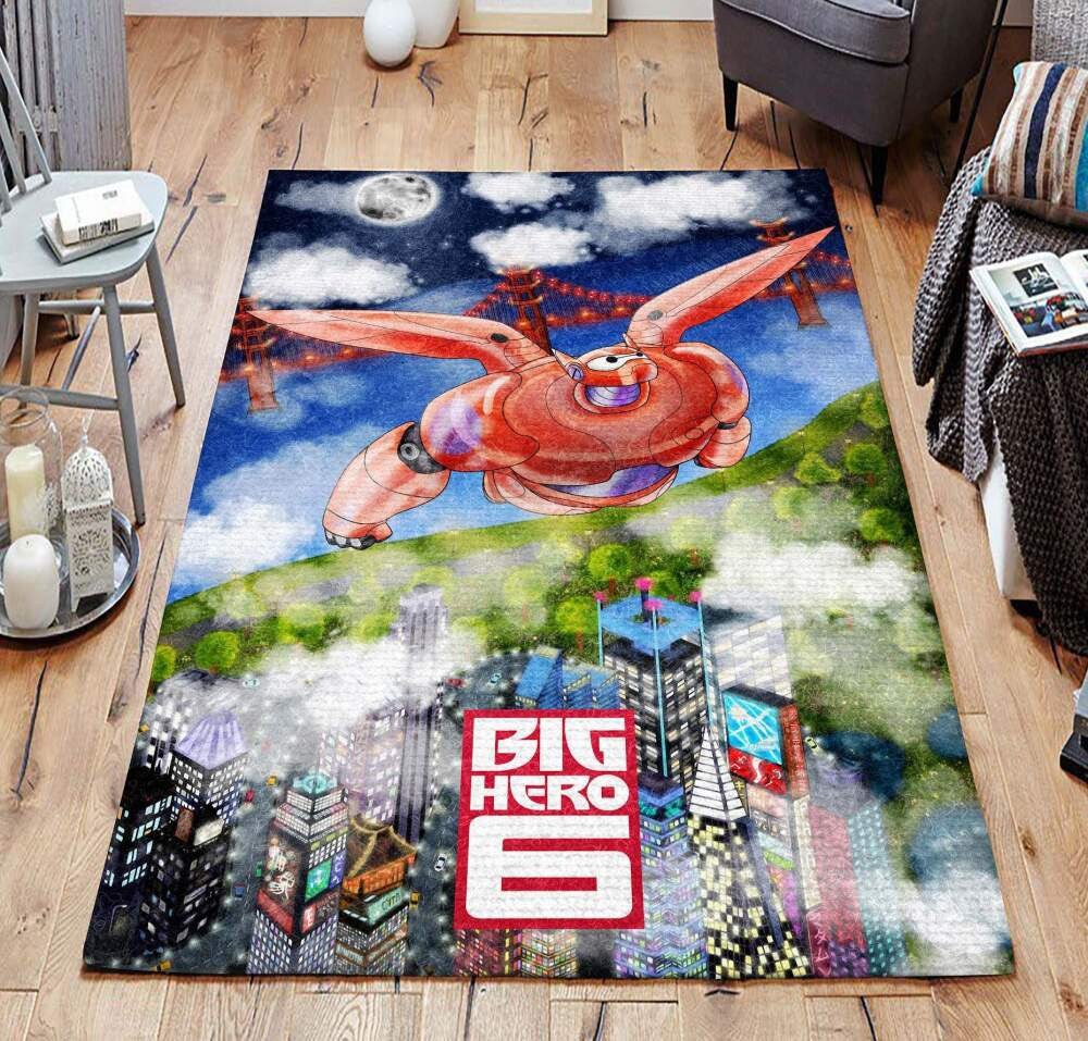 Big Hero 16 Dhcld0510Mt Teppich, Teppiche - Outdoor Teppich, Teppich Wohnzimmer, Küchenteppich, Kinderzimmer, Modern