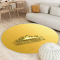 Fortnite 3D Logo Teppich Rund, Teppiche - gelbe realistische Luftballons Fortnite Battle Royale Outdoor Teppich Rund, Teppich Wohnzimmer, Carpet, Rug