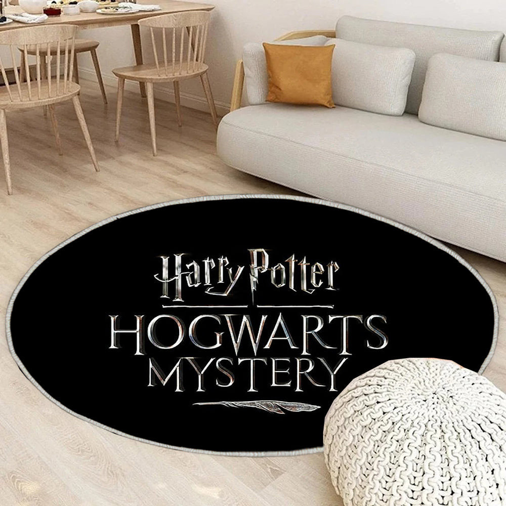 Harry Potter Hogwarts Mystery 2018 Spiele Teppich Rund, Teppiche - Outdoor Teppich Rund, Teppich Wohnzimmer, Carpet, Rug