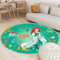 Disney Teppich Rund, Teppiche - Prinzessin Outdoor Teppich Rund, Bild Teppich Wohnzimmer, Carpet, Rug