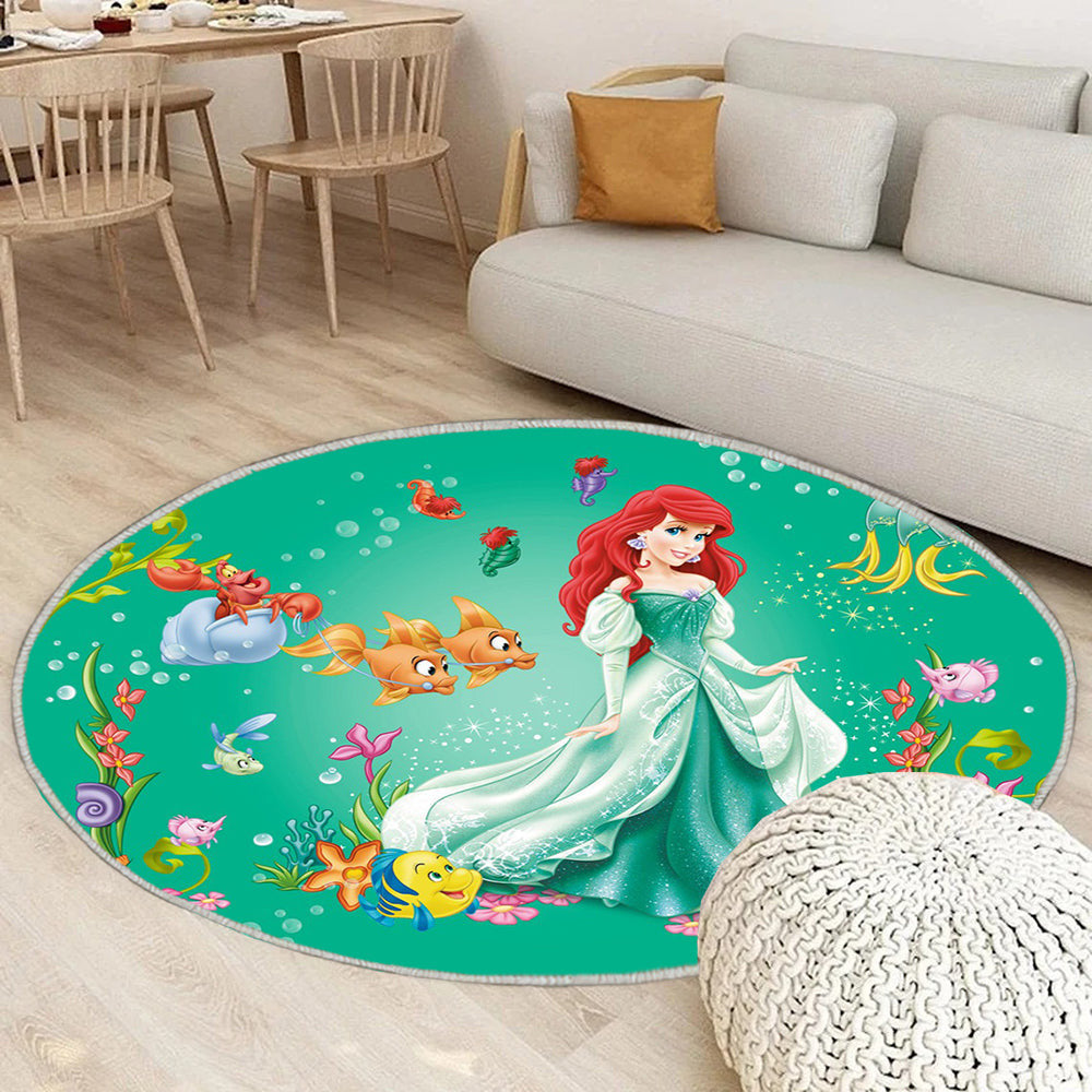 Disney Teppich Rund, Teppiche - Prinzessin Outdoor Teppich Rund, Bild Teppich Wohnzimmer, Carpet, Rug
