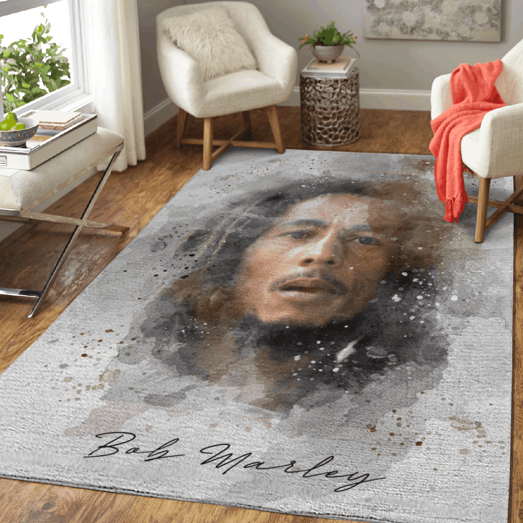 Bob Marley Reggae-Legendenmusik für Fans Teppich, Teppiche - Outdoor Teppich, Teppich Wohnzimmer, Küchenteppich, Kinderzimmer, Modern
