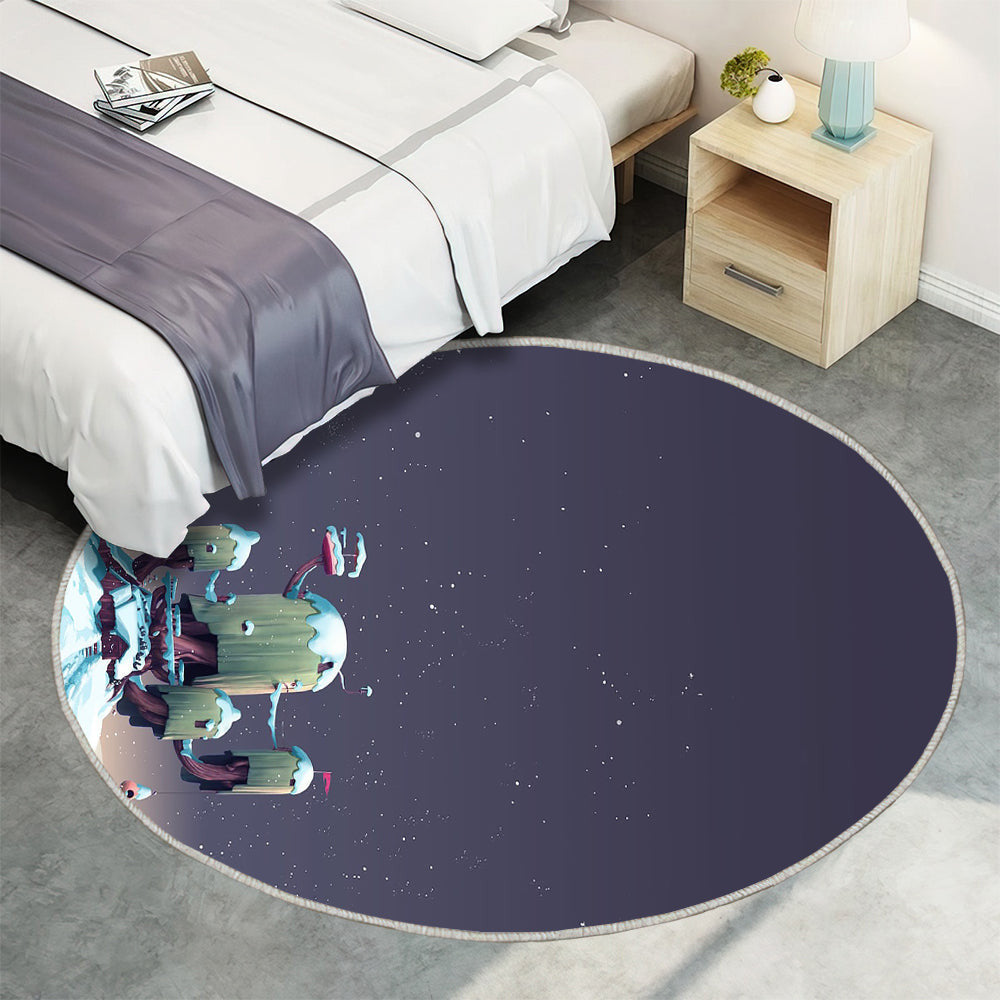 Abenteuer Zeit Teppich Rund, Teppiche - Cartoon Network Outdoor Teppich Rund, Finn Teppich Wohnzimmer, Carpet, Rug