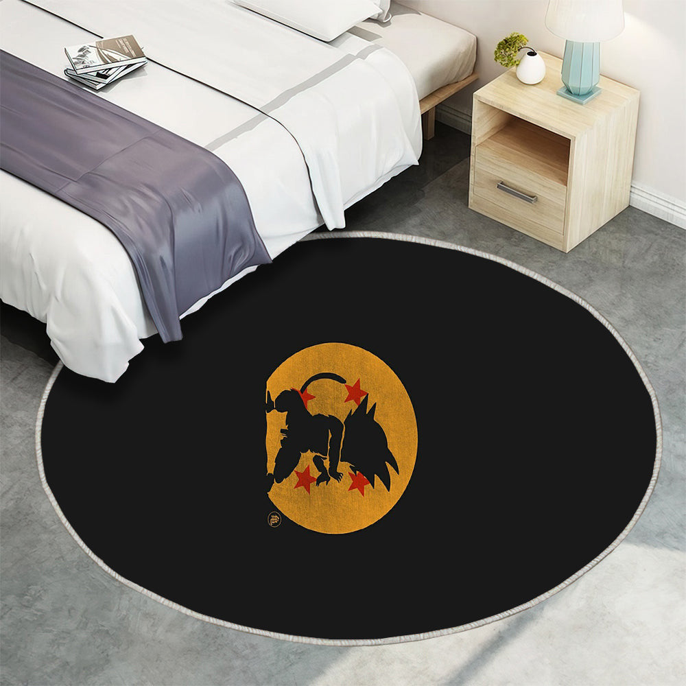 Dragon Ball Teppich Rund, Teppiche - Dragon Ball Z Outdoor Teppich Rund, Porträtanzeige Teppich Wohnzimmer, Carpet, Rug