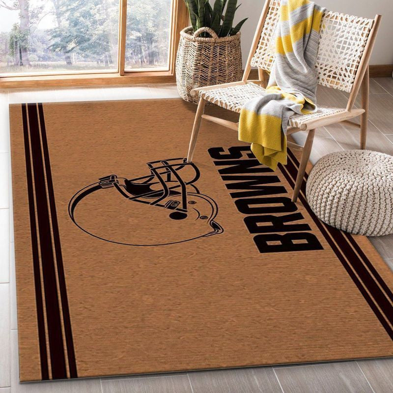 Cleveland Browns NFL 13 Teppich, Teppiche - Outdoor Teppich, Teppich Wohnzimmer, Küchenteppich, Kinderzimmer, Modern