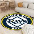 Tampa Bay Rays Logo Kreis Teppich Rund, Teppiche - Outdoor Teppich Rund, Teppich Wohnzimmer, Carpet, Rug