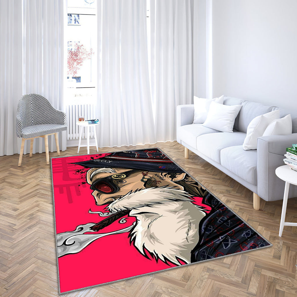 Meister Roshi Teppich, Teppiche - Dragon Ball Meister Roshi Outdoor Teppich, Teppich Wohnzimmer, Küchenteppich, Kinderzimmer, Modern