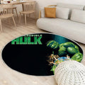 Der unglaubliche Hulk Teppich Rund, Teppiche - Comics Outdoor Teppich Rund, Superhelden Teppich Wohnzimmer, Carpet, Rug
