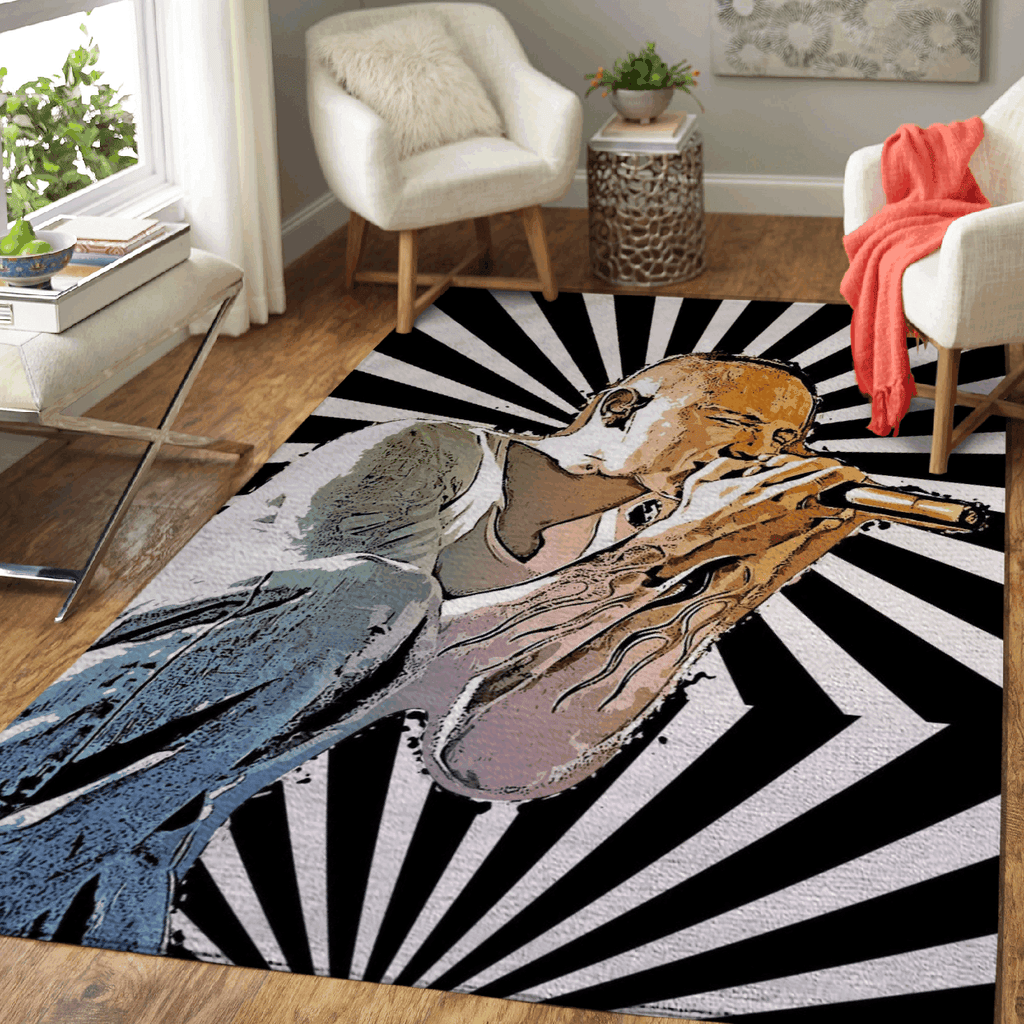 Chester Rockers Vektormusik für Fans Teppich, Teppiche - Outdoor Teppich, Teppich Wohnzimmer, Küchenteppich, Kinderzimmer, Modern
