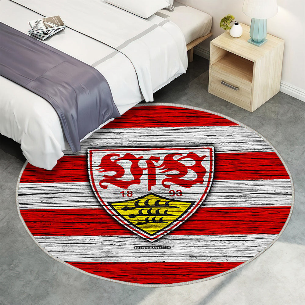 Stuttgarter Bundesliga Teppich Rund, Teppiche - Deutschland Outdoor Teppich Rund, Fußball Teppich Wohnzimmer, Carpet, Rug