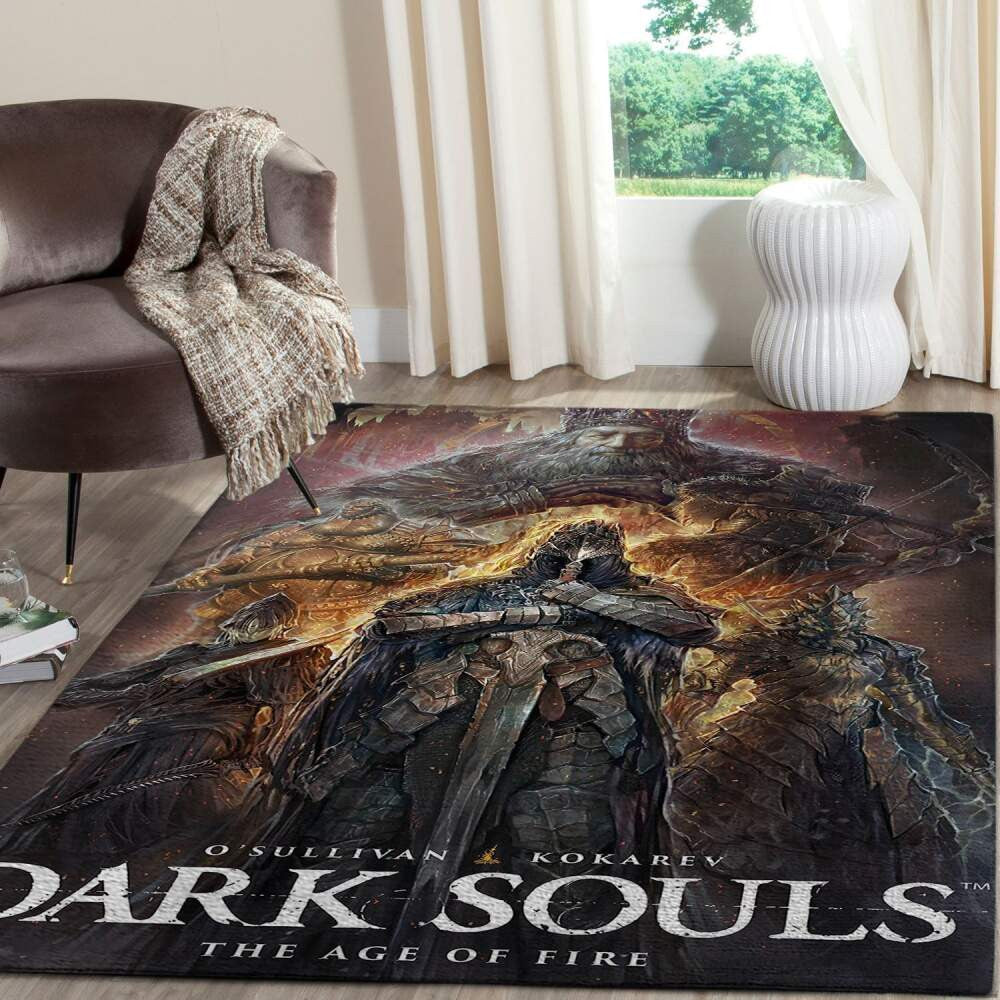 Dark Soul Remastered Gaming Area Fn150113 Teppich, Teppiche - Outdoor Teppich, Teppich Wohnzimmer, Küchenteppich, Kinderzimmer, Modern