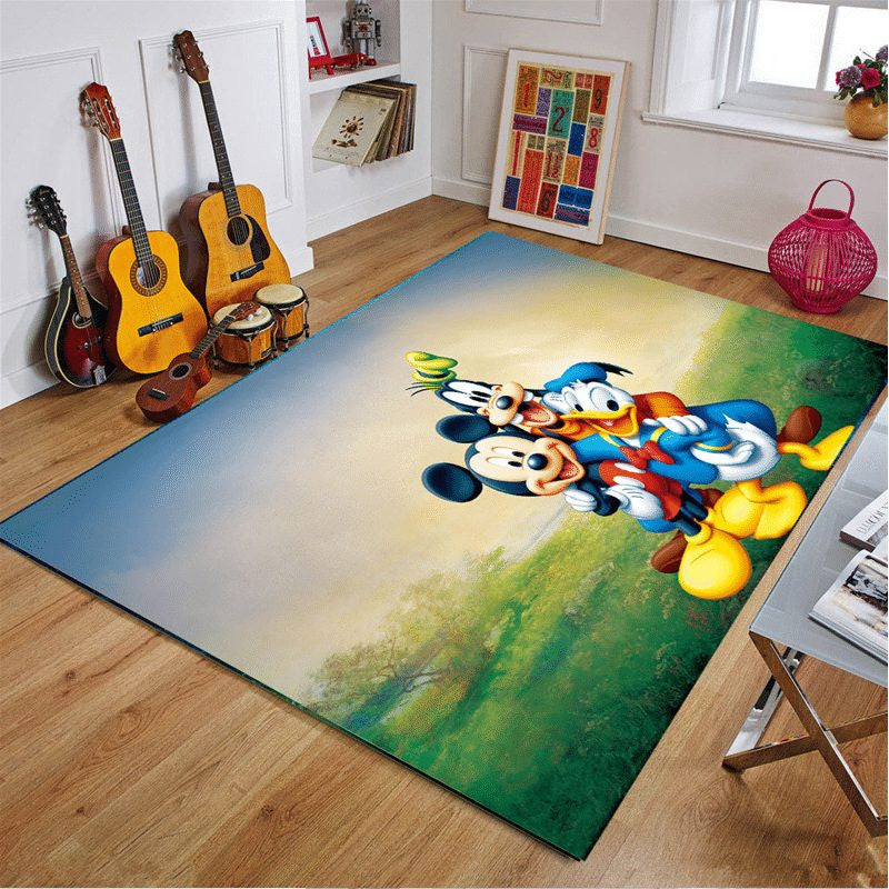 Disney Micky Minnie Maus 52 Teppich, Teppiche - Outdoor Teppich, Teppich Wohnzimmer, Küchenteppich, Kinderzimmer, Modern