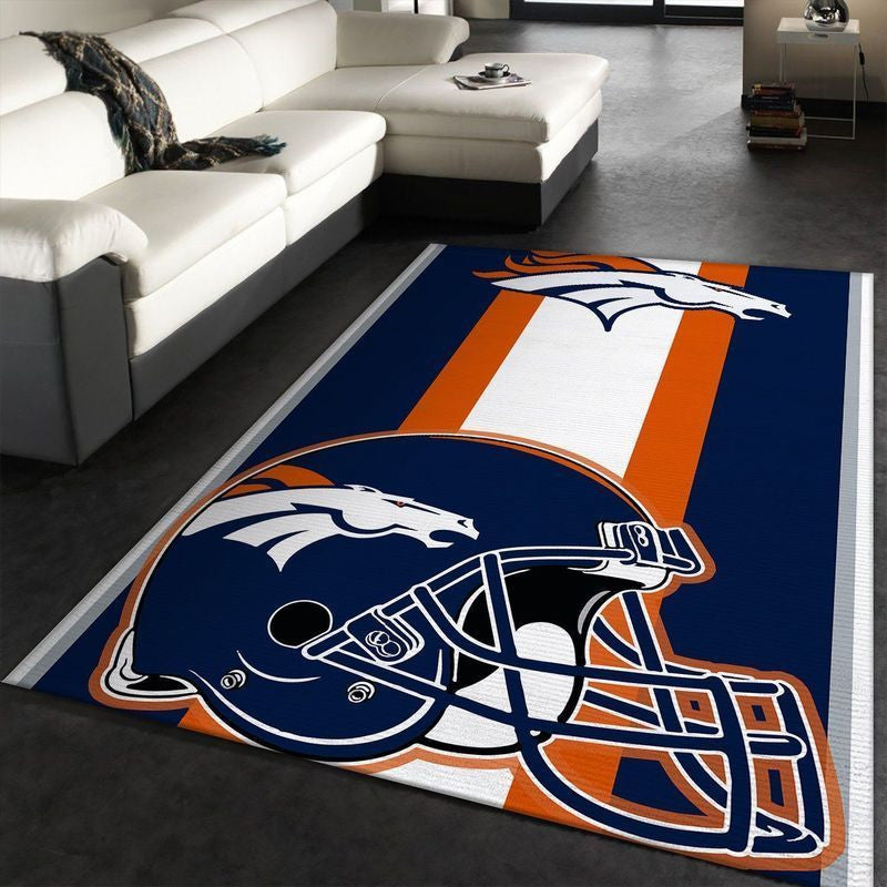 Denver Broncos NFL 9 Teppich, Teppiche - Outdoor Teppich, Teppich Wohnzimmer, Küchenteppich, Kinderzimmer, Modern
