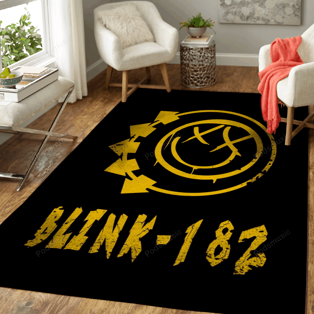 Blink 182 Musicwork für Fans Teppich, Teppiche - Outdoor Teppich, Teppich Wohnzimmer, Küchenteppich, Kinderzimmer, Modern