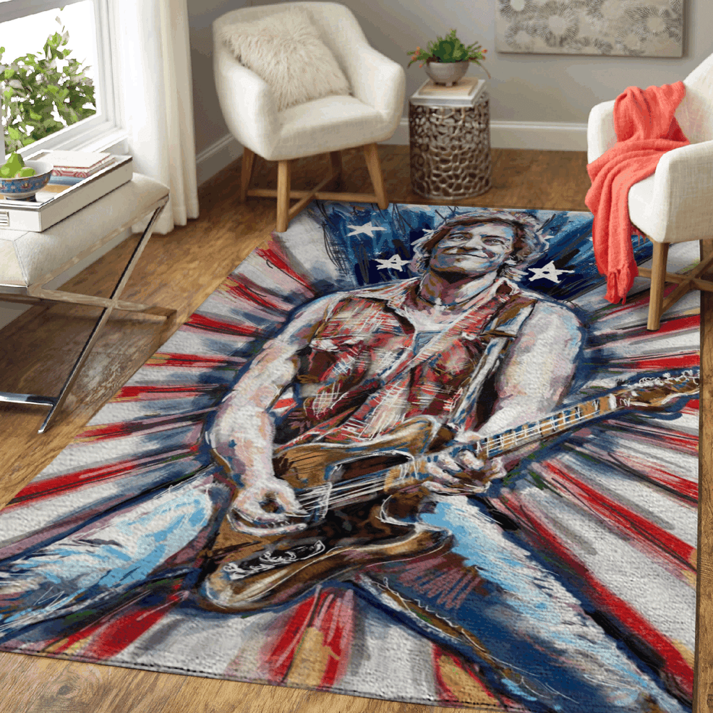 Bruce Springsteenwork Musik für Fans Teppich, Teppiche - Outdoor Teppich, Teppich Wohnzimmer, Küchenteppich, Kinderzimmer, Modern