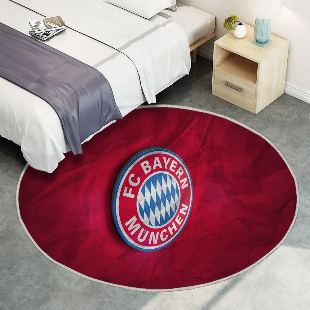 Bayern München 13 Teppich Rund, Teppiche - Outdoor Teppich Rund, Teppich Wohnzimmer, Carpet, Rug