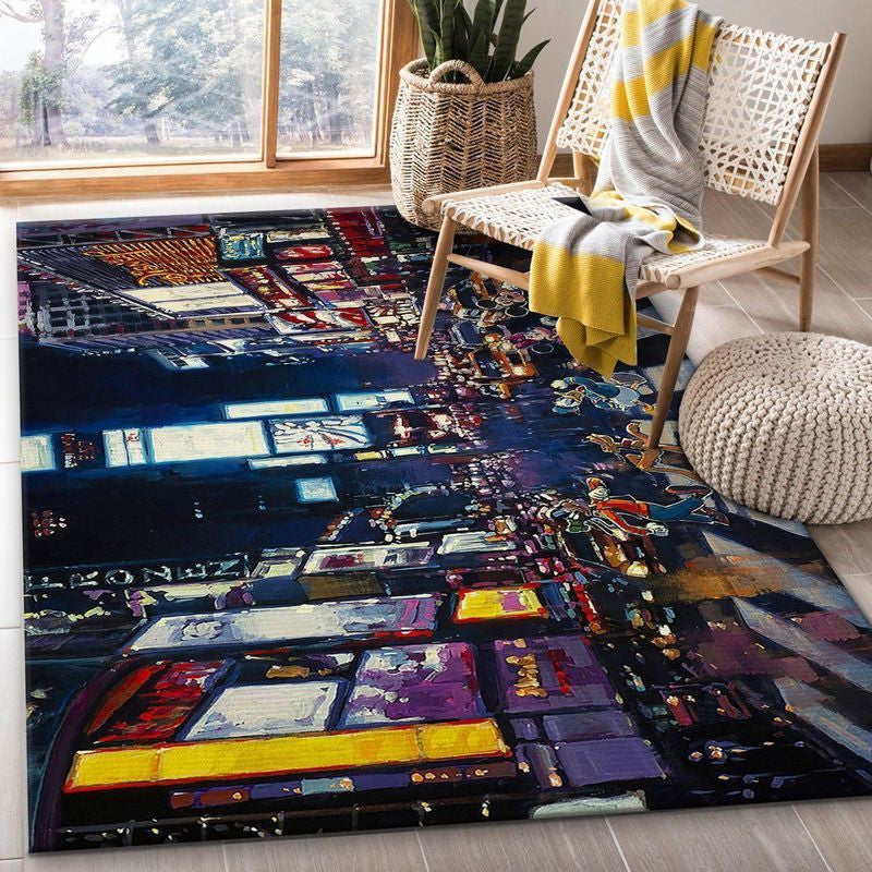 Brightlightsofmanhattan Teppich, Teppiche - Outdoor Teppich, Teppich Wohnzimmer, Küchenteppich, Kinderzimmer, Modern