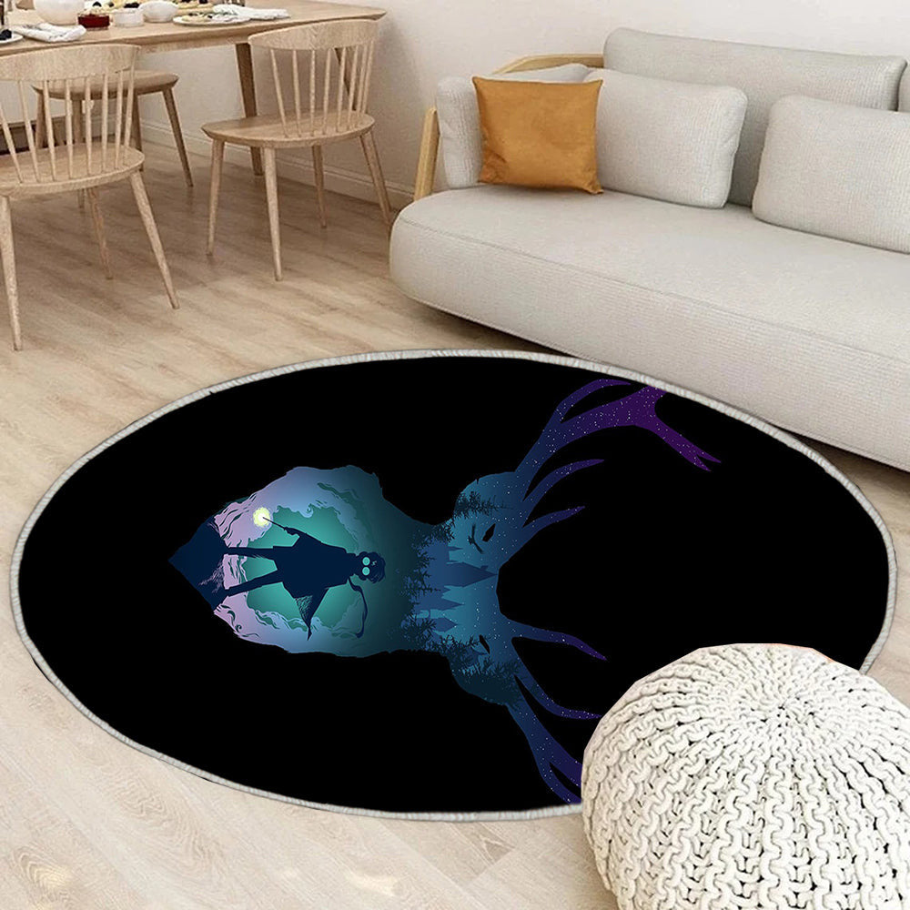 Harry Potter Teppich Rund, Teppiche - Harry Outdoor Teppich Rund, Teppich Wohnzimmer, Carpet, Rug