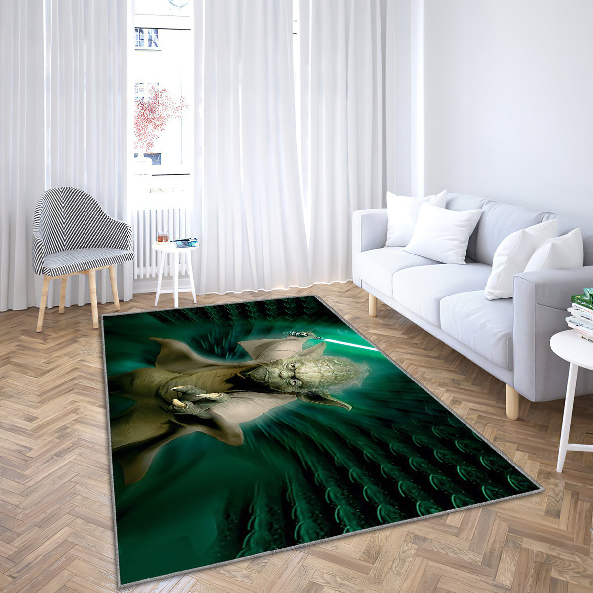 Yoda Star Wars Teppich, Teppiche - Joda Outdoor Teppich, Teppich Wohnzimmer, Küchenteppich, Kinderzimmer, Modern