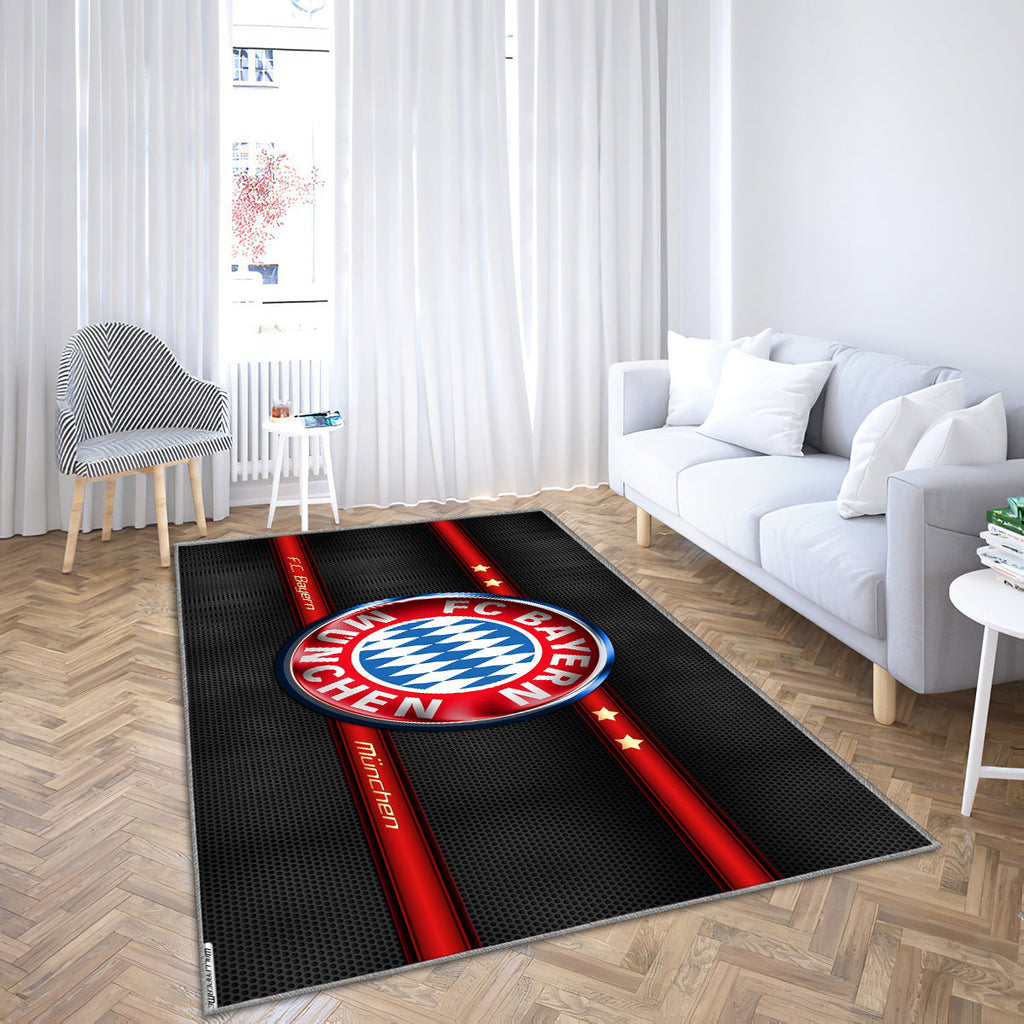 FC Bayer Logo Teppich, Teppiche - Outdoor Teppich, Teppich Wohnzimmer, Küchenteppich, Kinderzimmer, Modern
