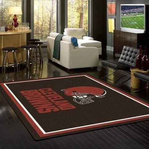 Cleveland Browns-Fußball Teppich, Teppiche - Outdoor Teppich, Teppich Wohnzimmer, Küchenteppich, Kinderzimmer, Modern