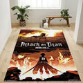 Angriff auf Titan Fire Teppich, Teppiche - Outdoor Teppich, Teppich Wohnzimmer, Küchenteppich, Kinderzimmer, Modern