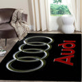 Audi Logo Supercars Bereich Fn151204 Teppich, Teppiche - Outdoor Teppich, Teppich Wohnzimmer, Küchenteppich, Kinderzimmer, Modern