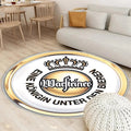 Warsteiner Premium Verum Bierbrauerei Deutsche Küche Teppich Rund, Teppiche - Bier Outdoor Teppich Rund, Emblem Teppich Wohnzimmer, Carpet, Rug