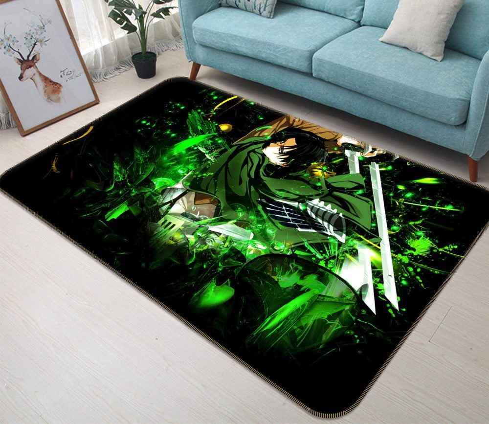 Angriff auf Titan Anime 5 Teppich, Teppiche - Outdoor Teppich, Teppich Wohnzimmer, Küchenteppich, Kinderzimmer, Modern