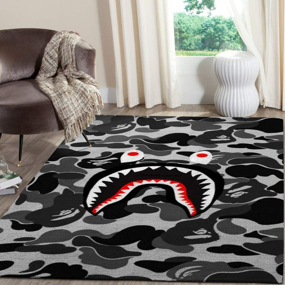Bape Area Hypebeast Luxuriöses Modemarkenlogo 012 Teppich, Teppiche - Outdoor Teppich, Teppich Wohnzimmer, Küchenteppich, Kinderzimmer, Modern