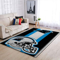 Carolina Panthers Nfl Area Team Logo Helm Sport Teppich, Teppiche - Outdoor Teppich, Teppich Wohnzimmer, Küchenteppich, Kinderzimmer, Modern