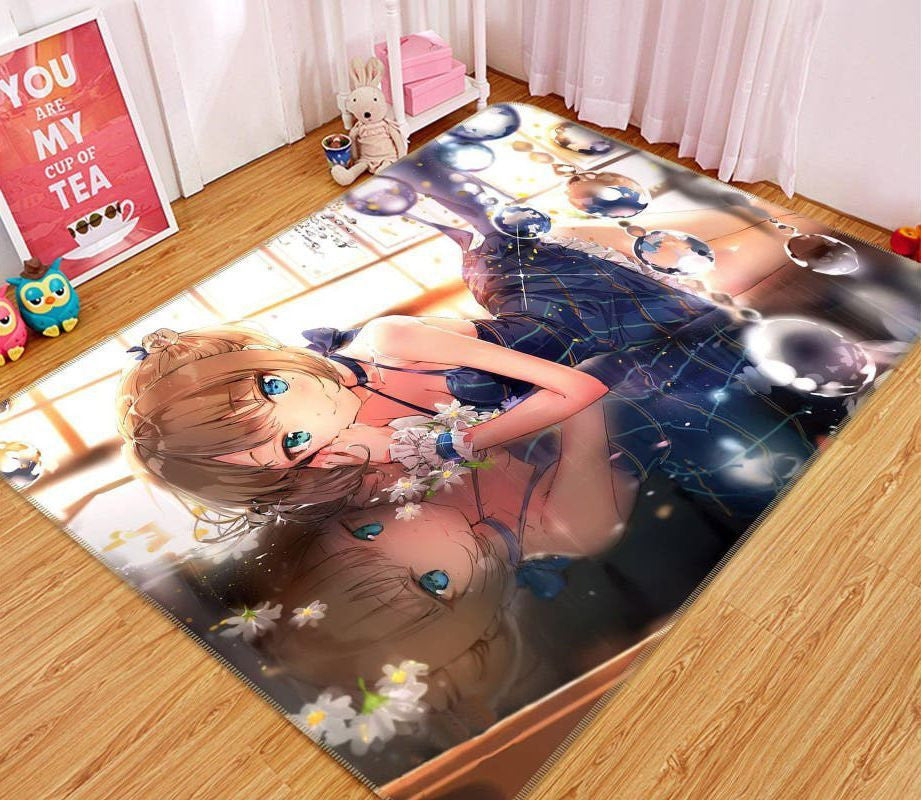 Aschenputtel Mädchen Anime 5 Teppich, Teppiche - Outdoor Teppich, Teppich Wohnzimmer, Küchenteppich, Kinderzimmer, Modern