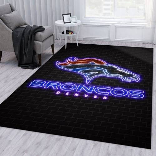 Denver Broncos NFL 5 Teppich, Teppiche - Outdoor Teppich, Teppich Wohnzimmer, Küchenteppich, Kinderzimmer, Modern