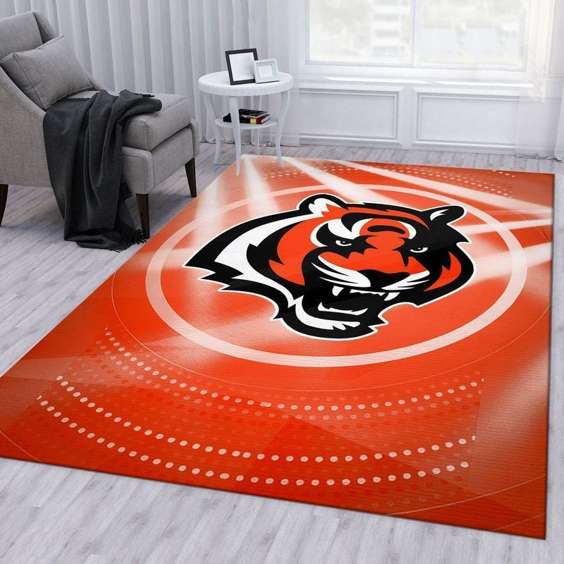 Cincinnati Bengals Banner Nfl 19 Teppich, Teppiche - Outdoor Teppich, Teppich Wohnzimmer, Küchenteppich, Kinderzimmer, Modern