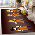Dragon Ball Goku Saiyajin Z-Levels Teppich, Teppiche - Outdoor Teppich, Teppich Wohnzimmer, Küchenteppich, Kinderzimmer, Modern