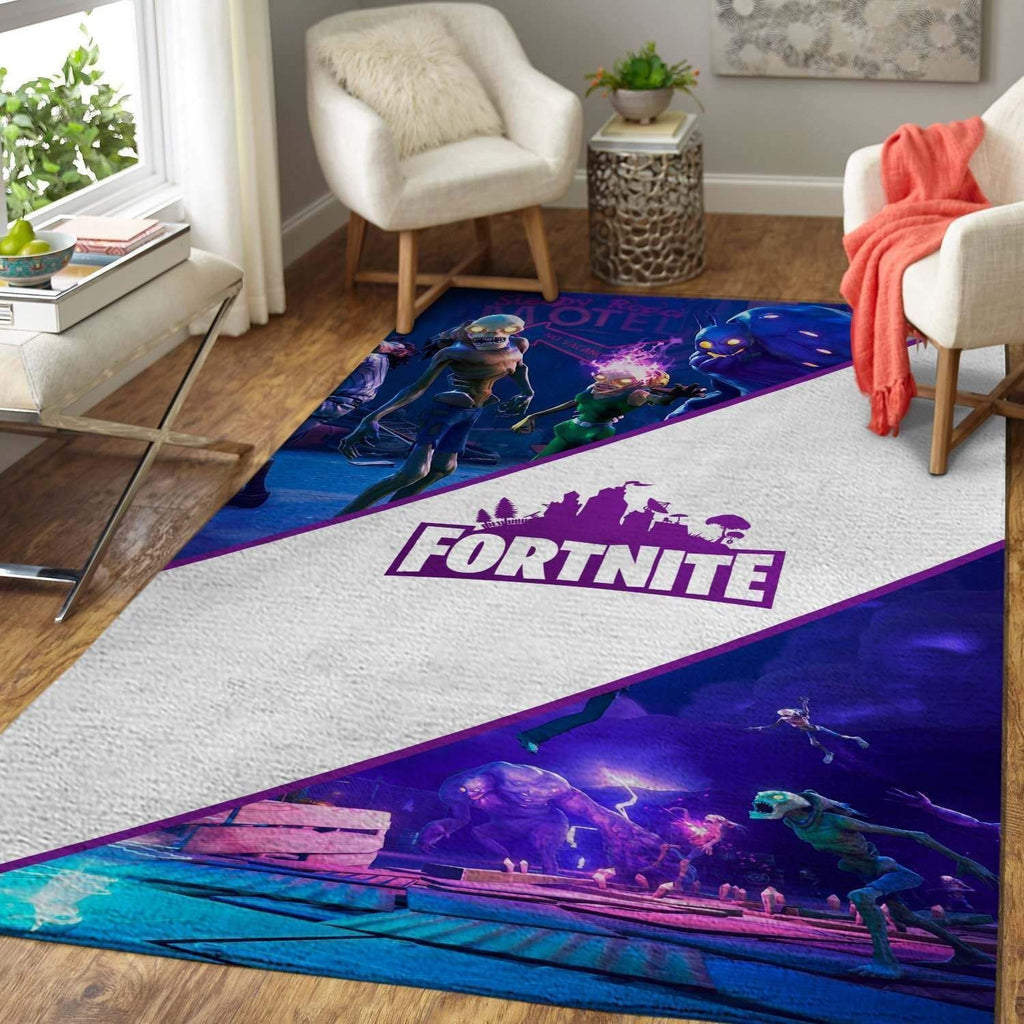 Gaming im Fortnite-Fanbereich Teppich, Teppiche - Outdoor Teppich, Teppich Wohnzimmer, Küchenteppich, Kinderzimmer, Modern