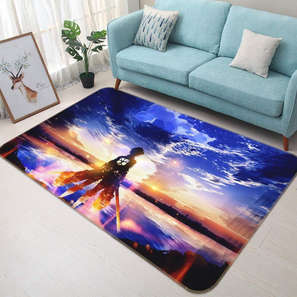 Angriff auf Titan Anime 29 Teppich, Teppiche - Outdoor Teppich, Teppich Wohnzimmer, Küchenteppich, Kinderzimmer, Modern