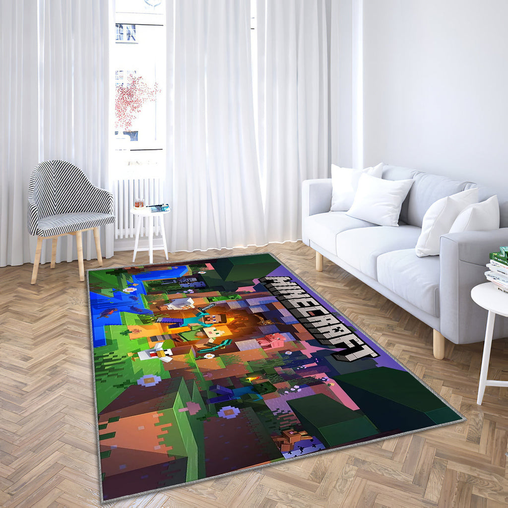 Minecraft Neuer Launcher, wie es geht Teppich, Teppiche - Outdoor Teppich, Teppich Wohnzimmer, Küchenteppich, Kinderzimmer, Modern