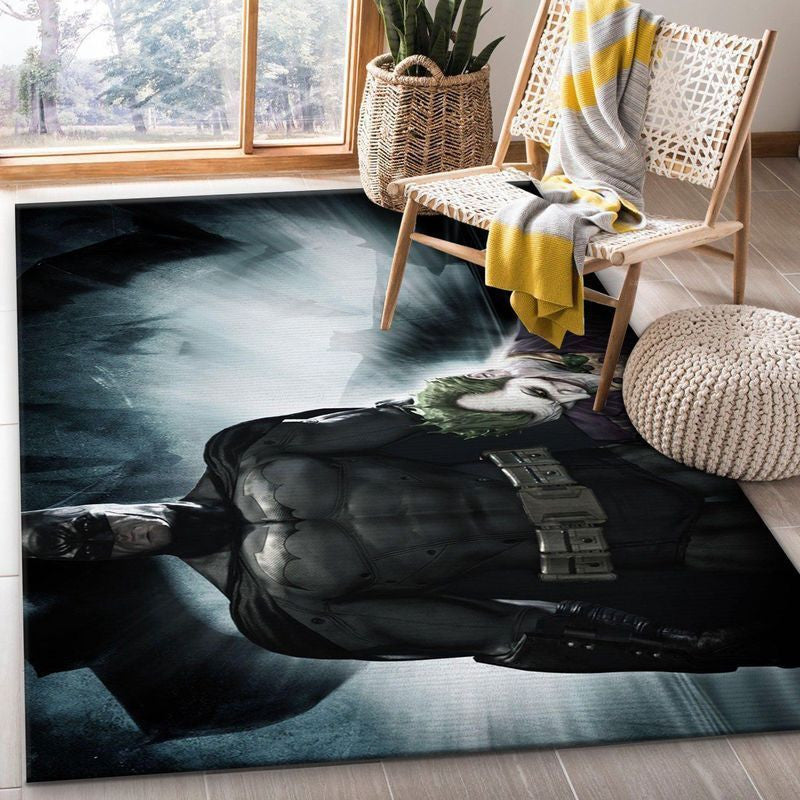 Batman Ft Joker Dc-Comic Teppich, Teppiche - Outdoor Teppich, Teppich Wohnzimmer, Küchenteppich, Kinderzimmer, Modern