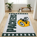 Green Bay Packers Banner Nfl Logobereich für Geschenk Schlafzimmer U Teppich, Teppiche - Outdoor Teppich, Teppich Wohnzimmer, Küchenteppich, Kinderzimmer, Modern