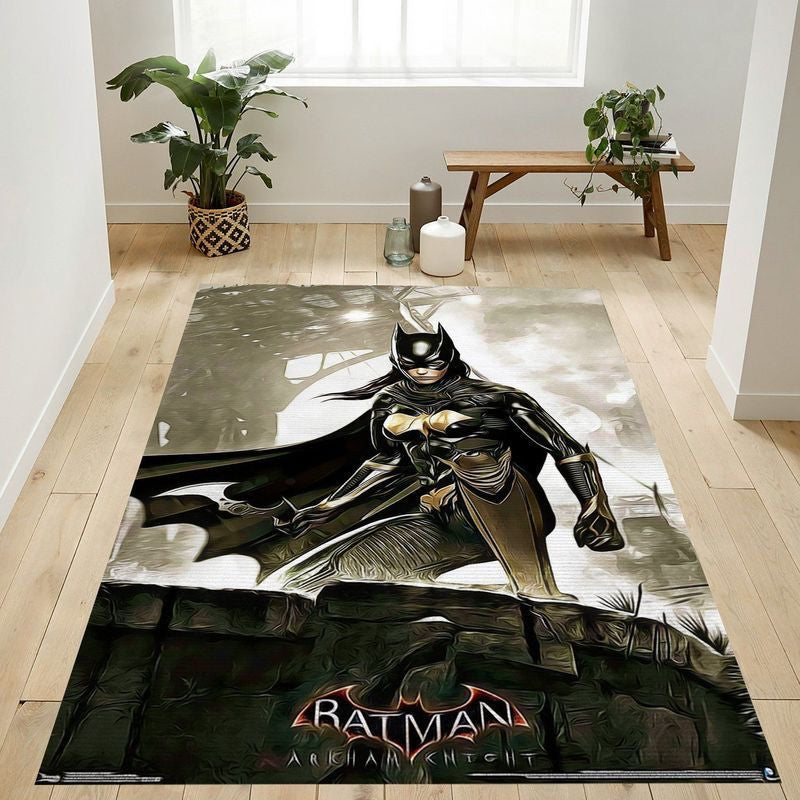 DC Comics Videospiel Arkham Knight Batgirl Teppich, Teppiche - Outdoor Teppich, Teppich Wohnzimmer, Küchenteppich, Kinderzimmer, Modern