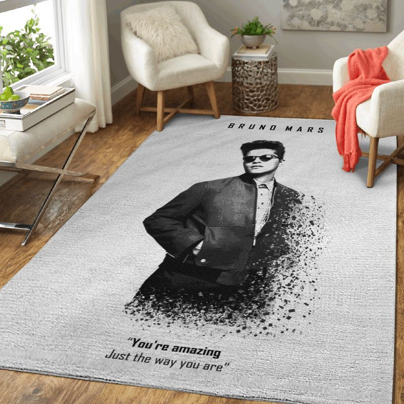 Bruno Mars Du bist erstaunlich, so wie du bist Teppich, Teppiche - Outdoor Teppich, Teppich Wohnzimmer, Küchenteppich, Kinderzimmer, Modern