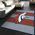 Denver Broncos NFL 3 Teppich, Teppiche - Outdoor Teppich, Teppich Wohnzimmer, Küchenteppich, Kinderzimmer, Modern