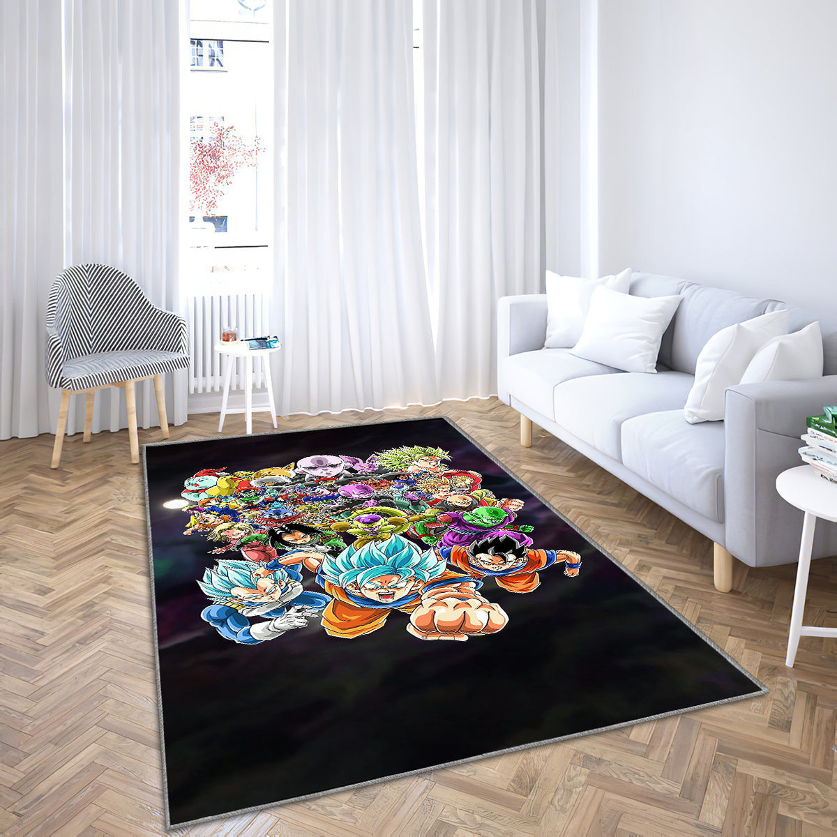 Super Dragonball Teppich, Teppiche - Anime Outdoor Teppich, Dragon Ball Teppich Wohnzimmer, Küchenteppich, Kinderzimmer, Modern