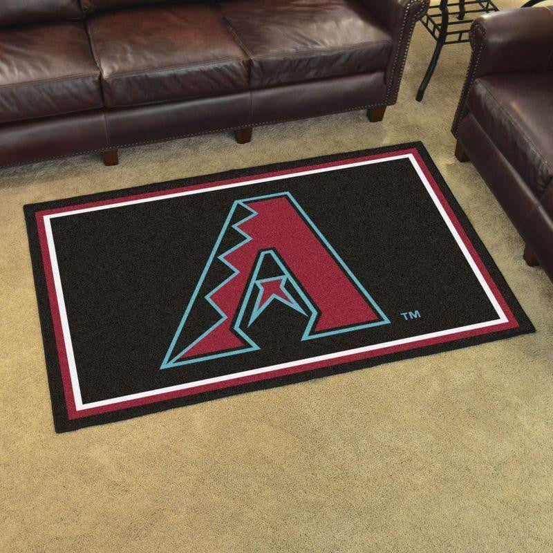 Arizona Diamondbacks Mlb Baseballbereich Baseball004 Teppich, Teppiche - Outdoor Teppich, Teppich Wohnzimmer, Küchenteppich, Kinderzimmer, Modern