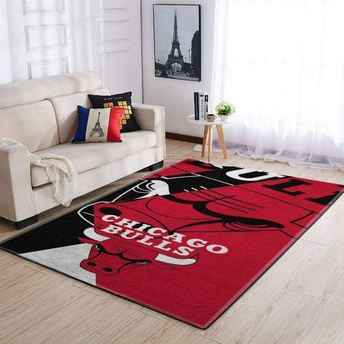 Chicago Bulls Area NBA-Basketballteam Logo003 Teppich, Teppiche - Outdoor Teppich, Teppich Wohnzimmer, Küchenteppich, Kinderzimmer, Modern