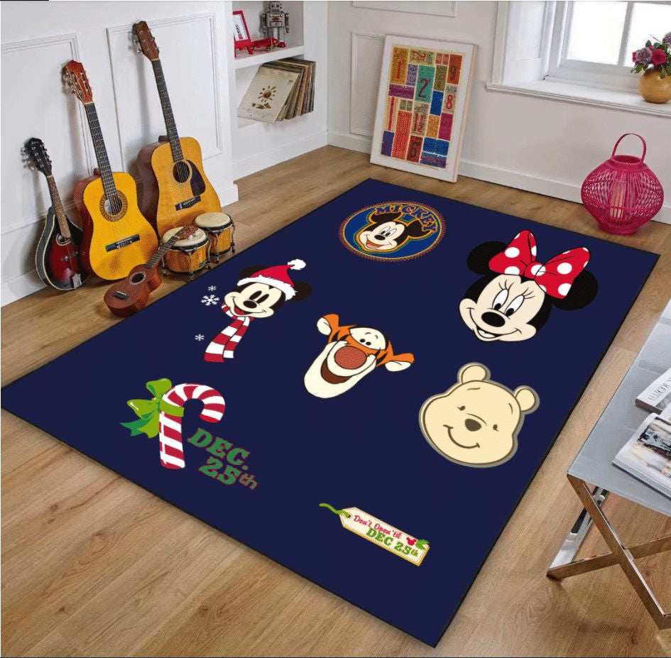 Disney Micky Minnie Maus 13 Teppich, Teppiche - Outdoor Teppich, Teppich Wohnzimmer, Küchenteppich, Kinderzimmer, Modern