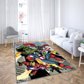 Avengers Farben 2 Teppich, Teppiche - Outdoor Teppich, Teppich Wohnzimmer, Küchenteppich, Kinderzimmer, Modern