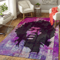 Bunte Hendrix-Musik für Fans Teppich, Teppiche - Outdoor Teppich, Teppich Wohnzimmer, Küchenteppich, Kinderzimmer, Modern