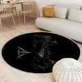 Harry Potter Teppich Rund, Teppiche - Android Outdoor Teppich Rund, Schloss Teppich Wohnzimmer, Carpet, Rug